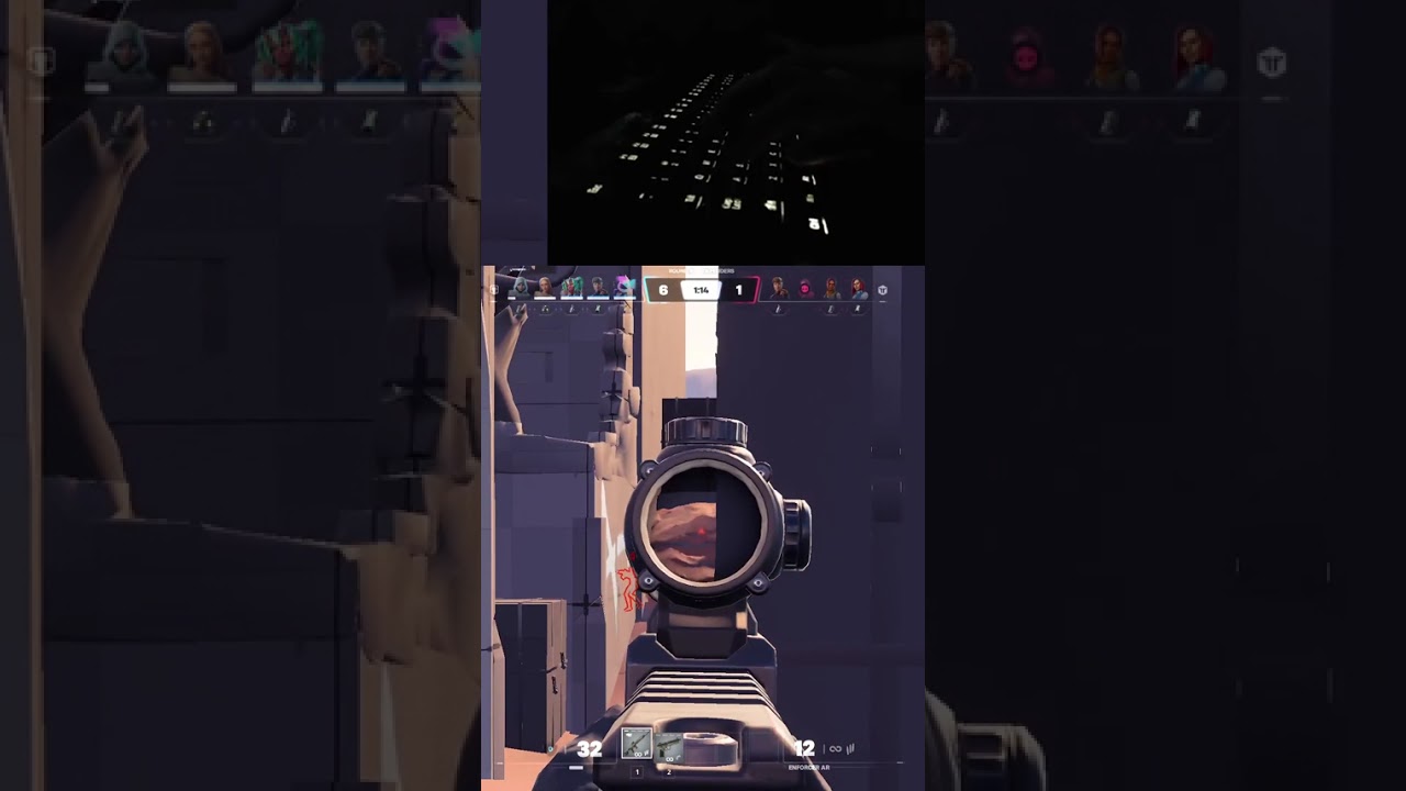 Unreal Ranked Curving Bullets with the Enforcer AR on Hammer Fall | Ballistic Fortnite