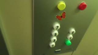 Amazing Original Old 1983 Kone Traction Elevator Leankatu 7C, Länsi-Pasila, Helsinki, Finland