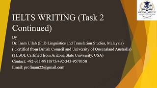 IELTS Writing Task 2 Lecture 4