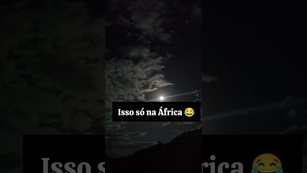 🌙 Noite Africana em Moçambique — A beleza silenciosa da lua e das estrelas