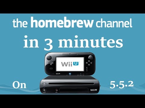 How To Get Homebrew On WII-U 5.5.2 In 3 Minutes!