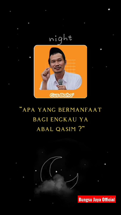 Gus Baha - Tidak Ada Yang Penting Di Hidup Ini #gusbaha #ngajigusbaha #short