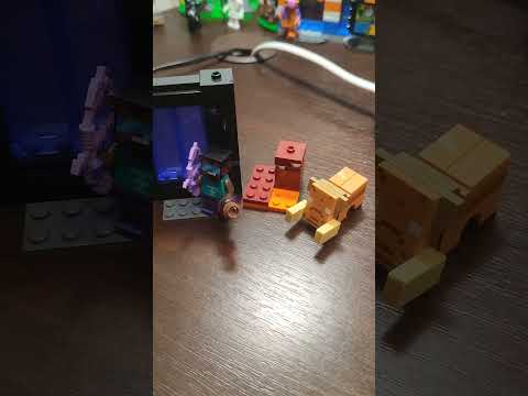 Конструктор LEGO Minecraft Подорож до Нижнього світу та Порталу до Краю 192 деталі (21584) фото від покупців 1