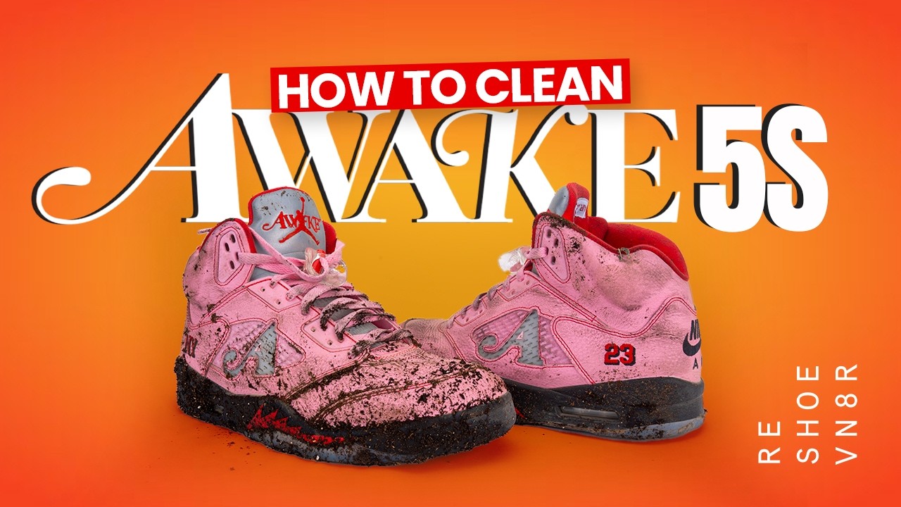 Лучший способ очистить кроссовки Awake NY Jordan 5.