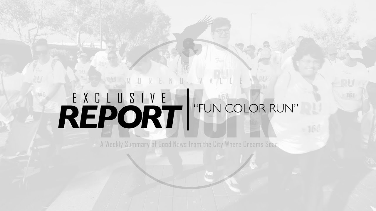 Moreno Valley at Work - Fun Color Run - YouTube