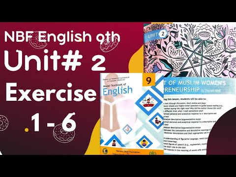 NBF English 9th - Unit# 2 exercises 1 till 6 - SSC 1 FBISE | PDF Notes ...