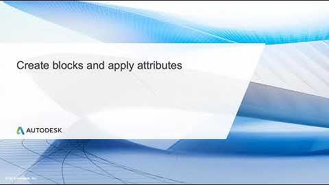 Professional AutoCAD for Design and Drafting Lesson 6.1:- Create blocks and apply attributes