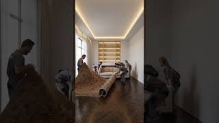 Luxury Living Room Transformation — From Empty Shell to Dream Interior #luxuryinteriors #livingroom