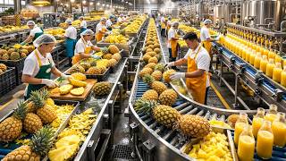 Inside the Del Monte Factory: How Millions of Pineapples Become Juice | Full Process Documentary