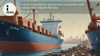 Iransk supertanker passerade blockaden med nästan två miljoner fat olja