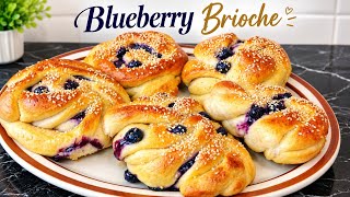 Blueberry Brioche Bread | Soft & Buttery Brioche Recipe screenshot 5