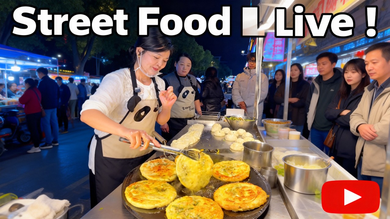 Addicted to this crunch! 🤤【Scallion Pancake】🔥 #yummy #foodie