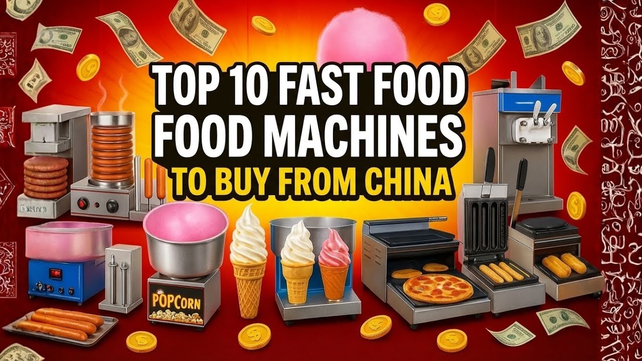 🚀🚀10 Cheap CHINA MACHINES That Make You Money Daily | fast food