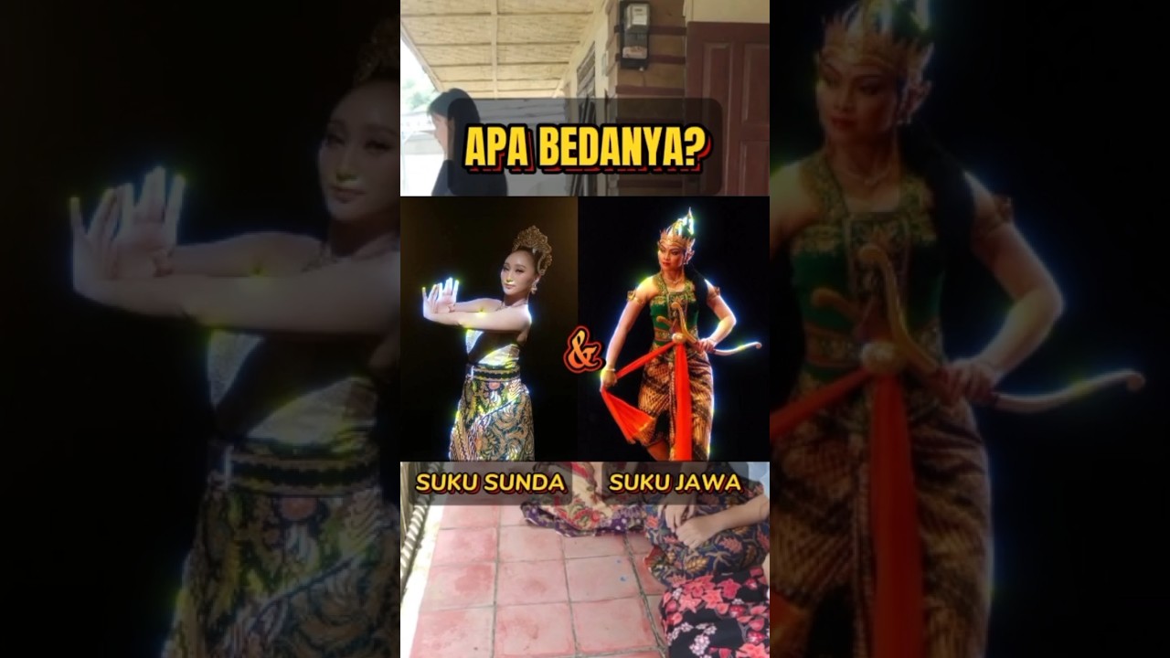 Sunda dan jawa, apa bedanya ya? 