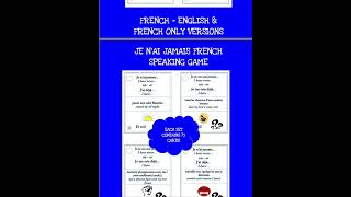 Je n'ai jamais - Passé composé speaking game - French Teacher Lesson Plans screenshot 2