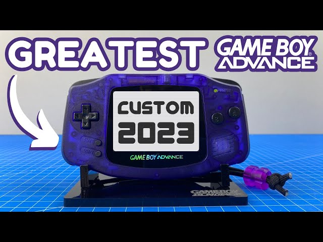 Custom Nintendo Gameboy Advance Modded Console, Translucent Dark Blue –  Modern Mods