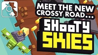 CROSSY ROAD IN A PLANE! | Shooty Skies iPhone, iPad & Android hands-on screenshot 5