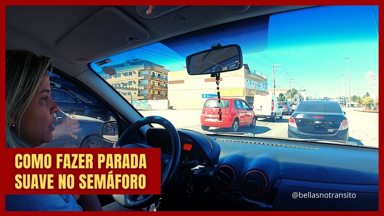 COMO FAZER PARADA SUAVE NO SEMÁFORO