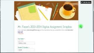 Google Assignment Dropbox