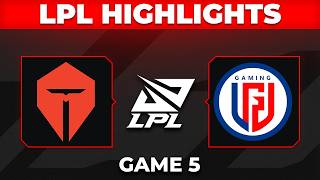 TES vs LGD Game 5 Highlights | LPL Split 3 Playoffs 2026 | Top Esports vs LGD Gaming screenshot 4