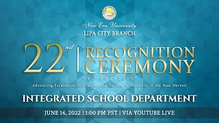 LIPA - VIRTUAL RECOGNITION PROGRAM 2022 - INTEGRATED SCHOOL DEPARTMENT