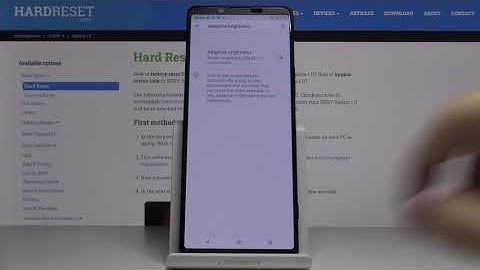 How to Activate Auto Brightness in SONY Xperia II – Adjust Screen Brightness