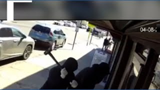 Smash-and-grab robbery in broad daylight results in millions of dollars in jewelry being stolen