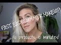 FAST EASY Summer Makeup | 10 Minutes, 10 Products!