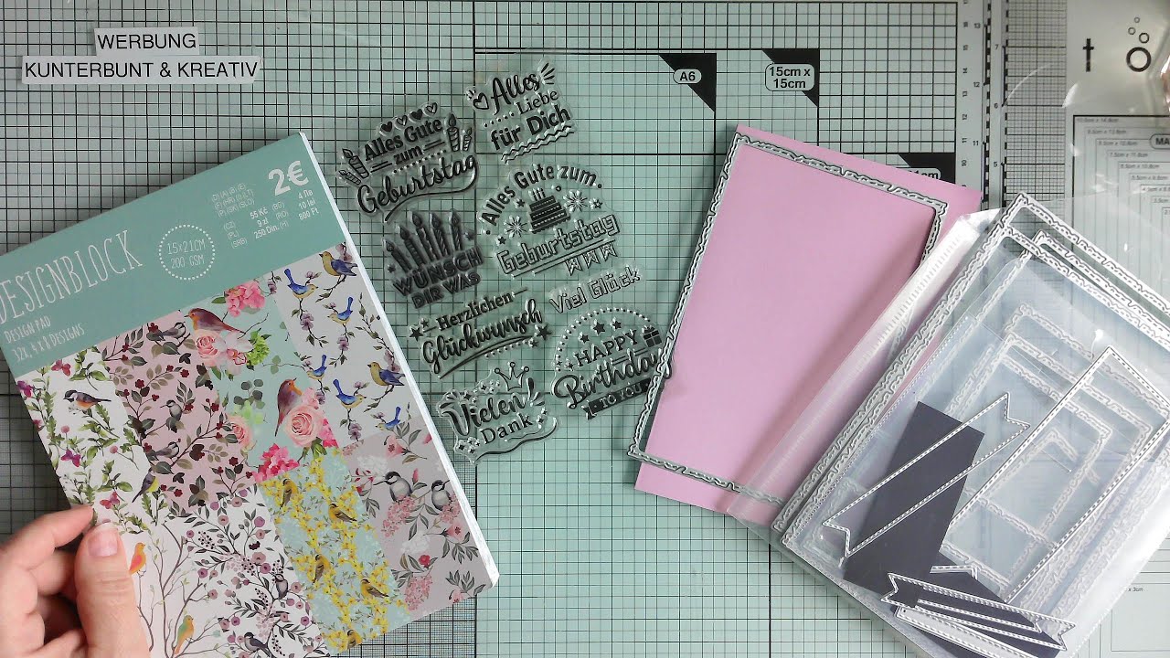 ❣️Geburtstagskarte mit Papier von Tedi   ❣️