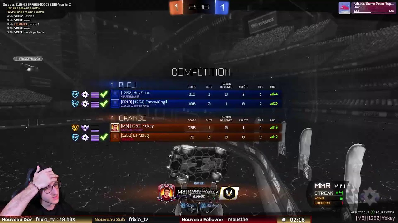 Rocket League en SoloQ road C3 en 2v2 chill !