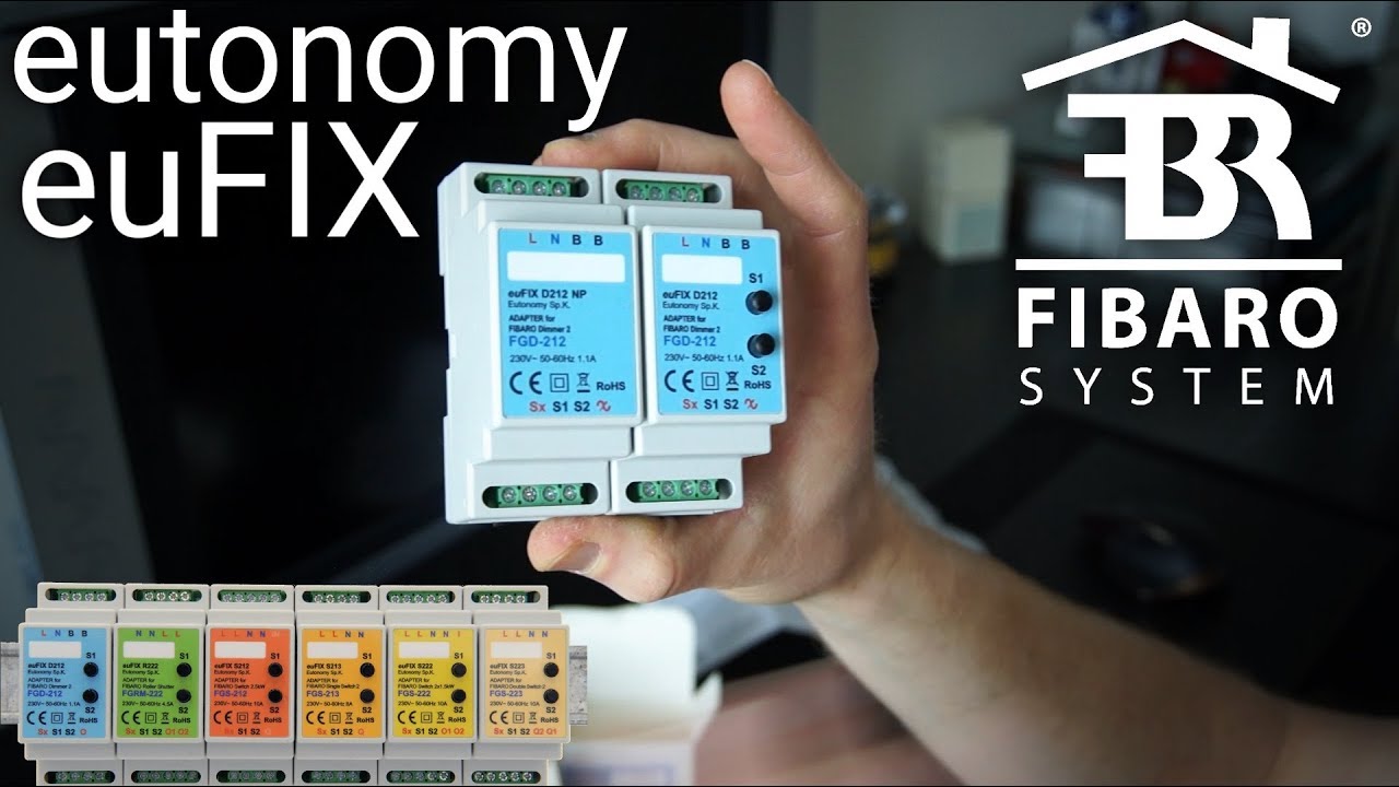 Les boitiers euDIN pour modules Fibaro de chez Eutonomy