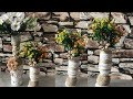 DIY flower vase/Plastic bottle vase/jute flower s/Jute crafts