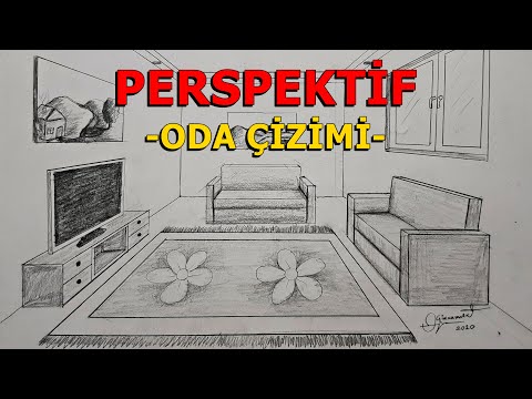 Video: Perspektifte Bir Oda Nasıl çizilir