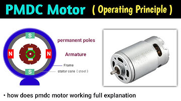 pmdc motor | pmdc motor working principle | construction and working | permanent magnet dc motor |dc