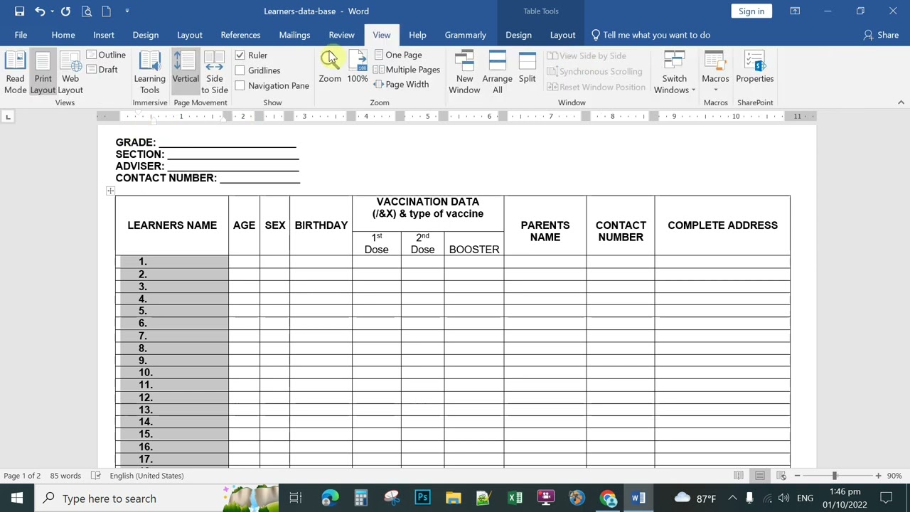 Auto Numbering In MS Word Within The Table YouTube auto-numbering-in-ms-word-within-the-table-youtube