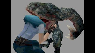 Hunter Gamma Swallows Jill Whole In Her S.t.a.r.s Outfit