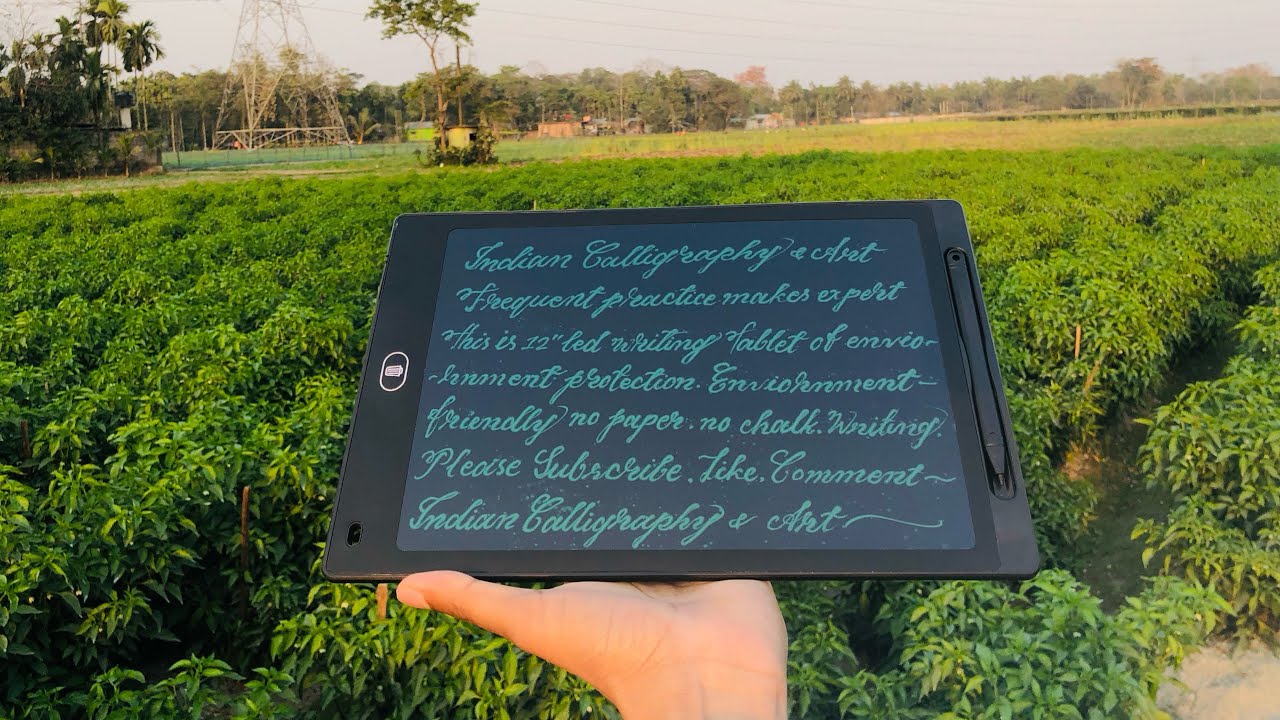 How To Use LCD Writing Tab 12” For Students//LCD Writing Tablet Review ...