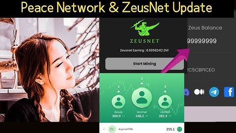 Peace network mining site | ZeusNet mining app update | transfer on ZeusNet