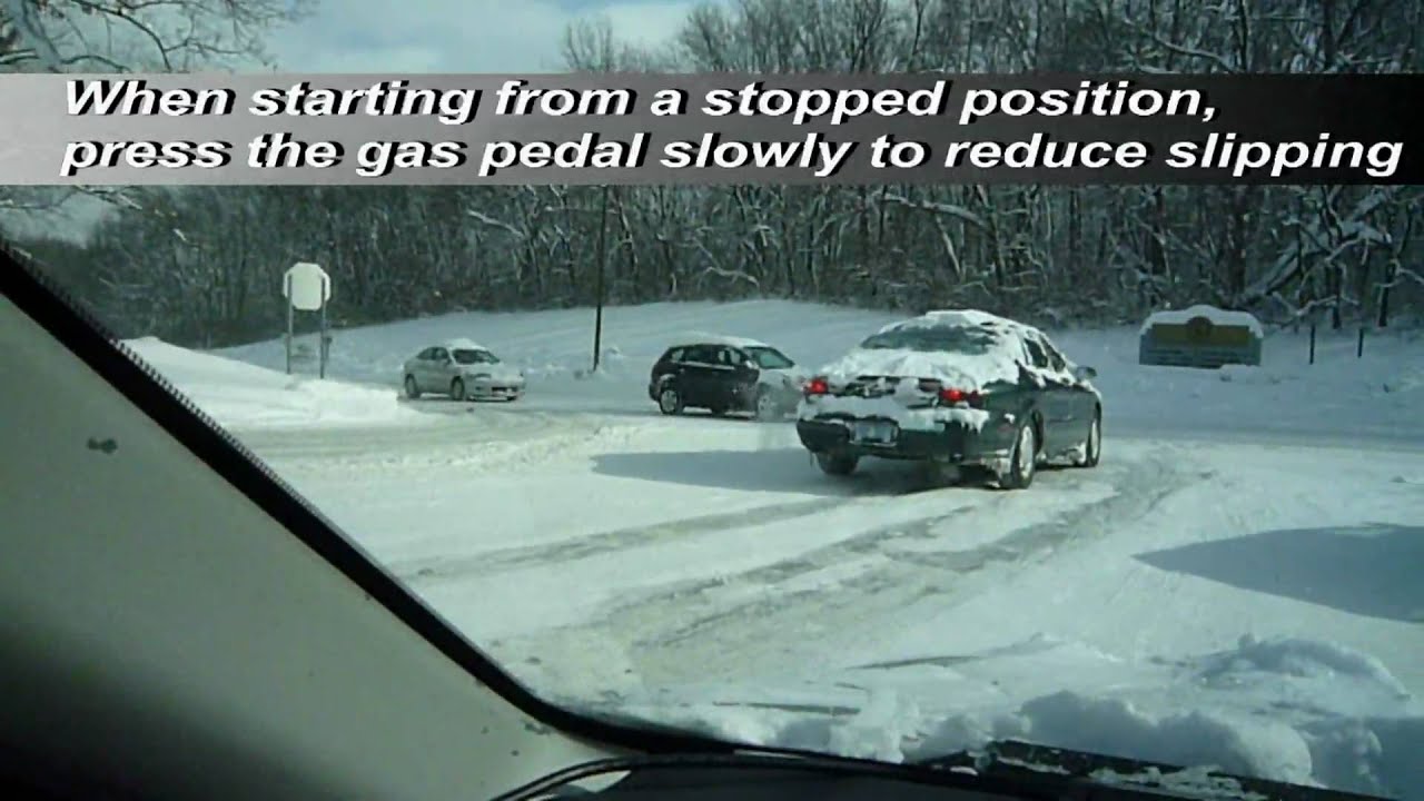 Winter Driving Tips - YouTube