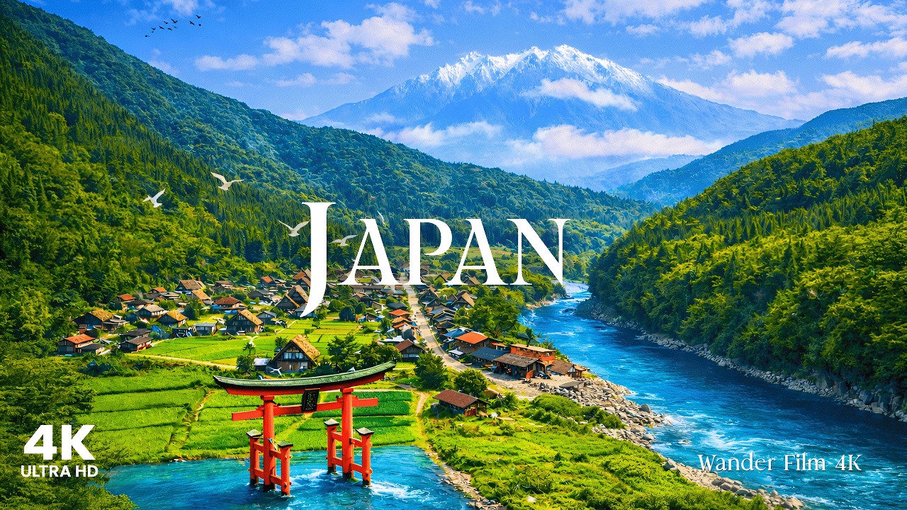 Japan in 4K – Peaceful Nature Journey With Incredible Views