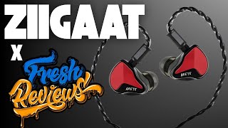 Ziigaat X Fresh Reviews ARETE 2 Earphones - YouTube