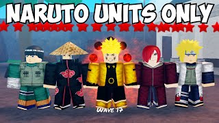 Naruto Units Only Vs. Infinite Mode in Ultimate Tower Defense! Ft. Divine Naruto Six Paths Naruto Units Only Vs. Infinite Mode in Ultimate Tower Defense! Ft. Divine Naruto Six Paths