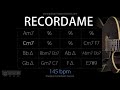 Recordame (145 bpm) : Bossa Backing Track