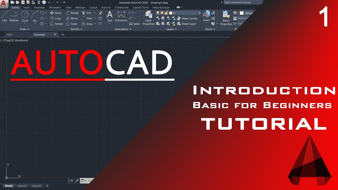 AutoCAD Tutorial for Beginners | Learn how to use the Basic AutoCAD ...
