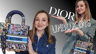 РАСПАКОВКА СУМКИ LADY DIOR / ВЫШИВКА LADY DIOR D-LITE D-CONSTALLATION