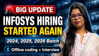 Infosys Started Sending Emails Again! Big Hiring Update for 2024, 2025, 2026 Batch