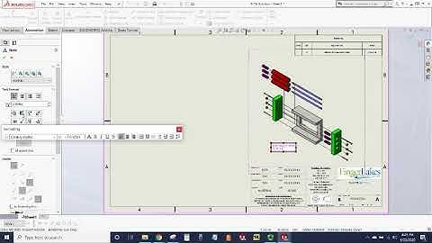 Placing Exploded and Assembled Views in SolidWorks Drawings