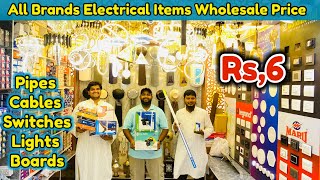 All Brands Electrical Items Wholesale Prices Fans Lights Switches Interior Lights Hyderabad Market screenshot 4