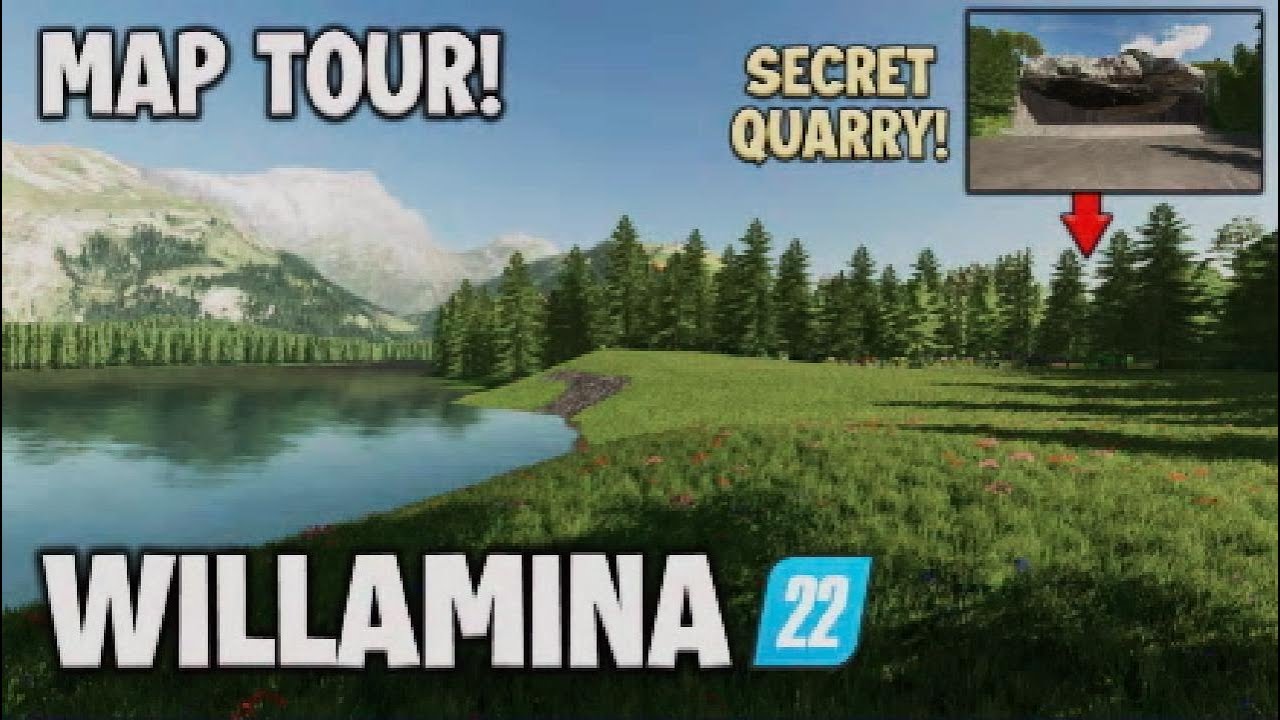 “WILLAMINA 22” FS22 MAP TOUR! NEW MOD MAP Farming Simulator 22
