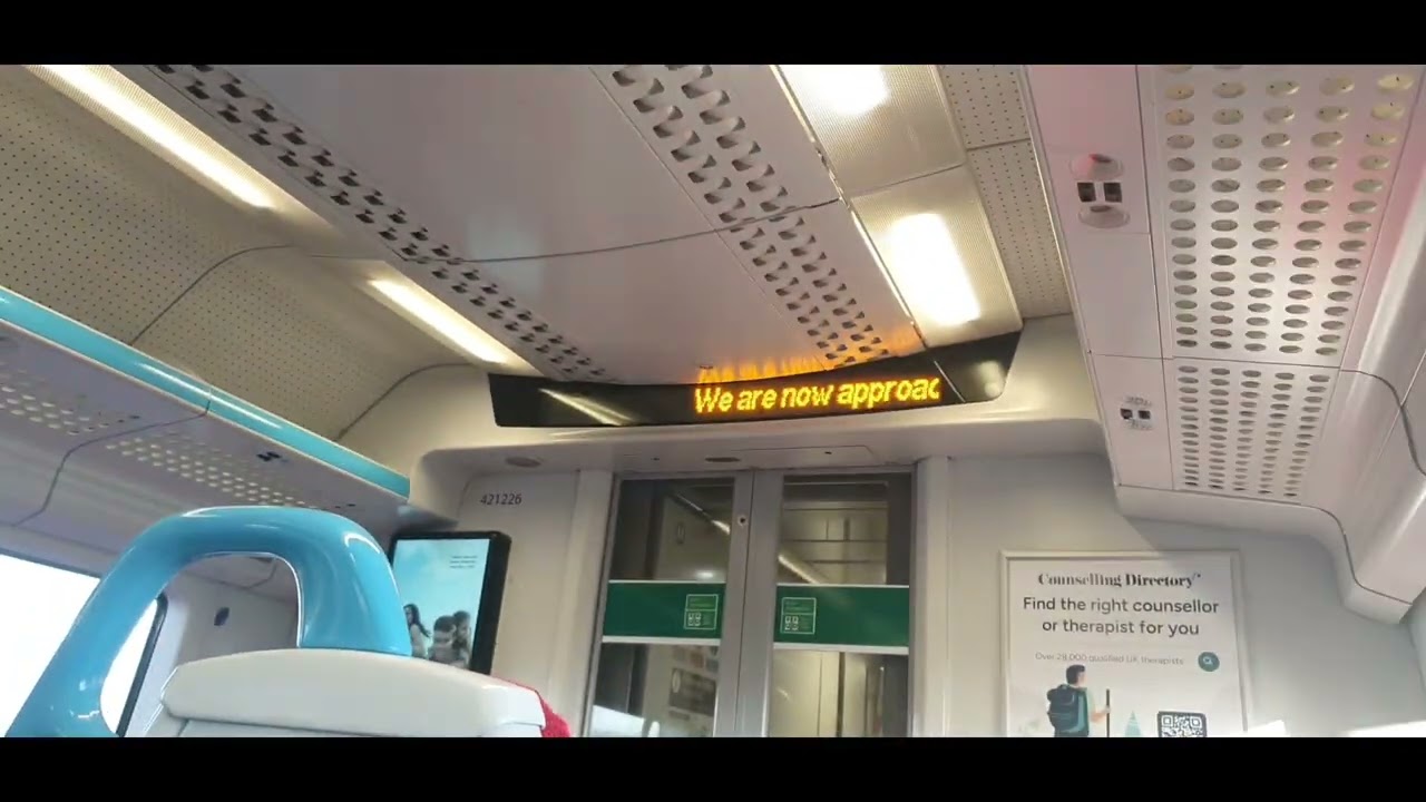 Gatwick Express Class 387 Announcement Arriving and Leaving Haywards Heath 14th January 2026